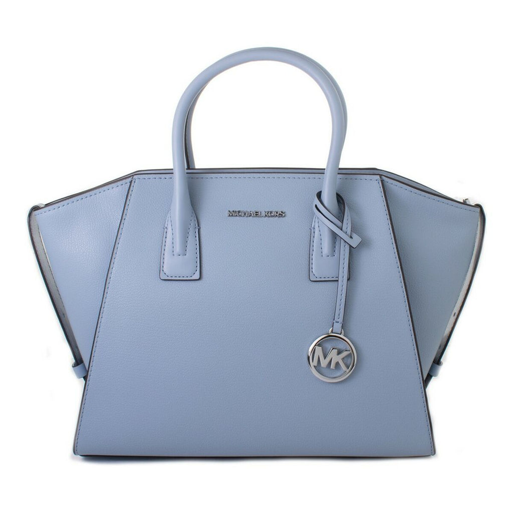 Michael Kors 35F1S4VS9L-PALE-BLUE Blue Leather Avril Satchel Bag – Designer  Online