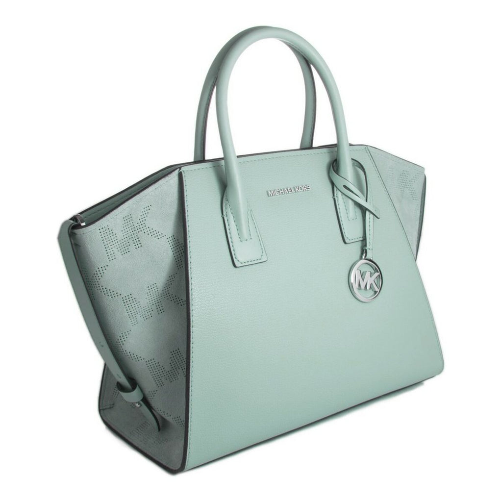 Michael Kors 35S2G4VS3S-ATOM-GREEN Green Leather Satchel Bag – Designer  Online
