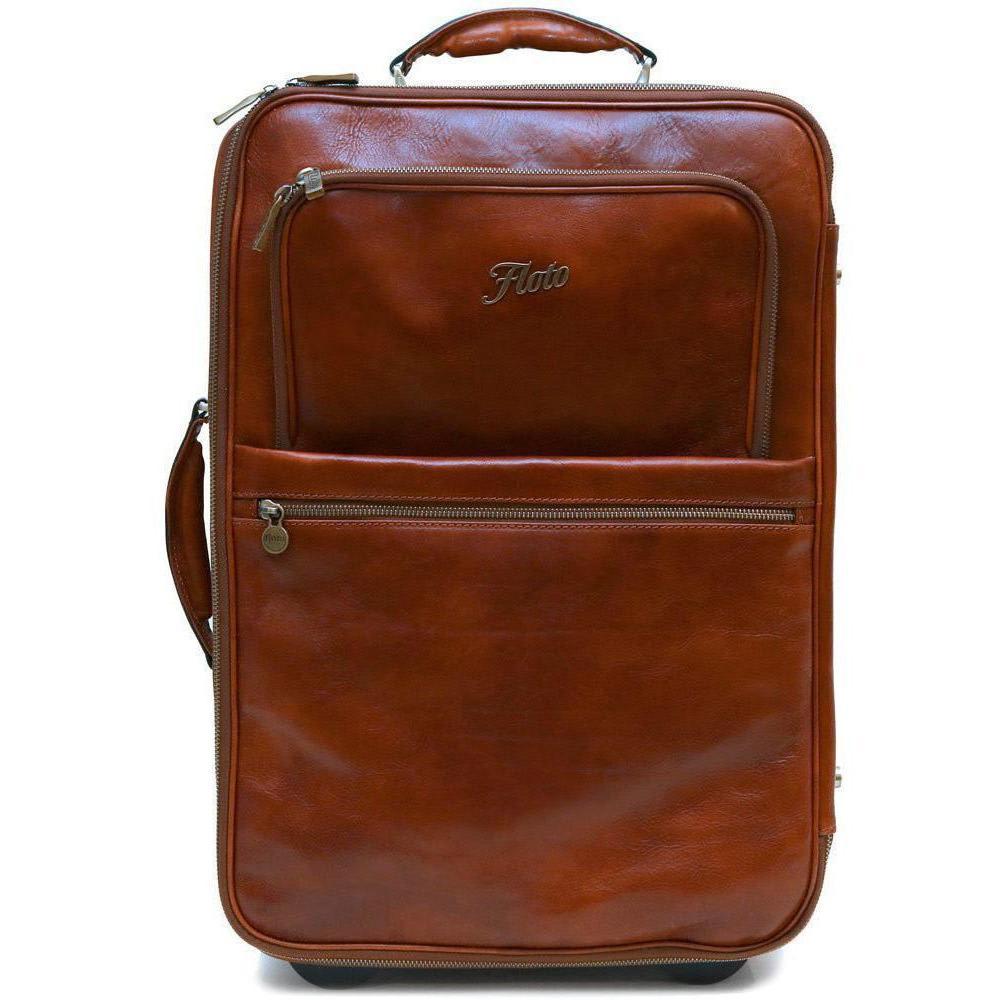 rolling leather carry on