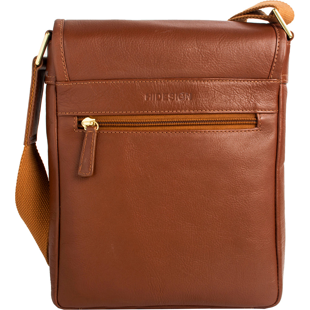 Hidesign Seattle Unisex Leather Crossbody Messenger Bag Brown ...