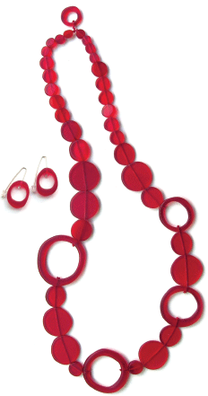 Solrojo Dots Resin Necklace