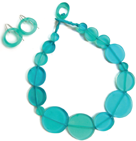 Solrojo Mini Dots Resin Necklace