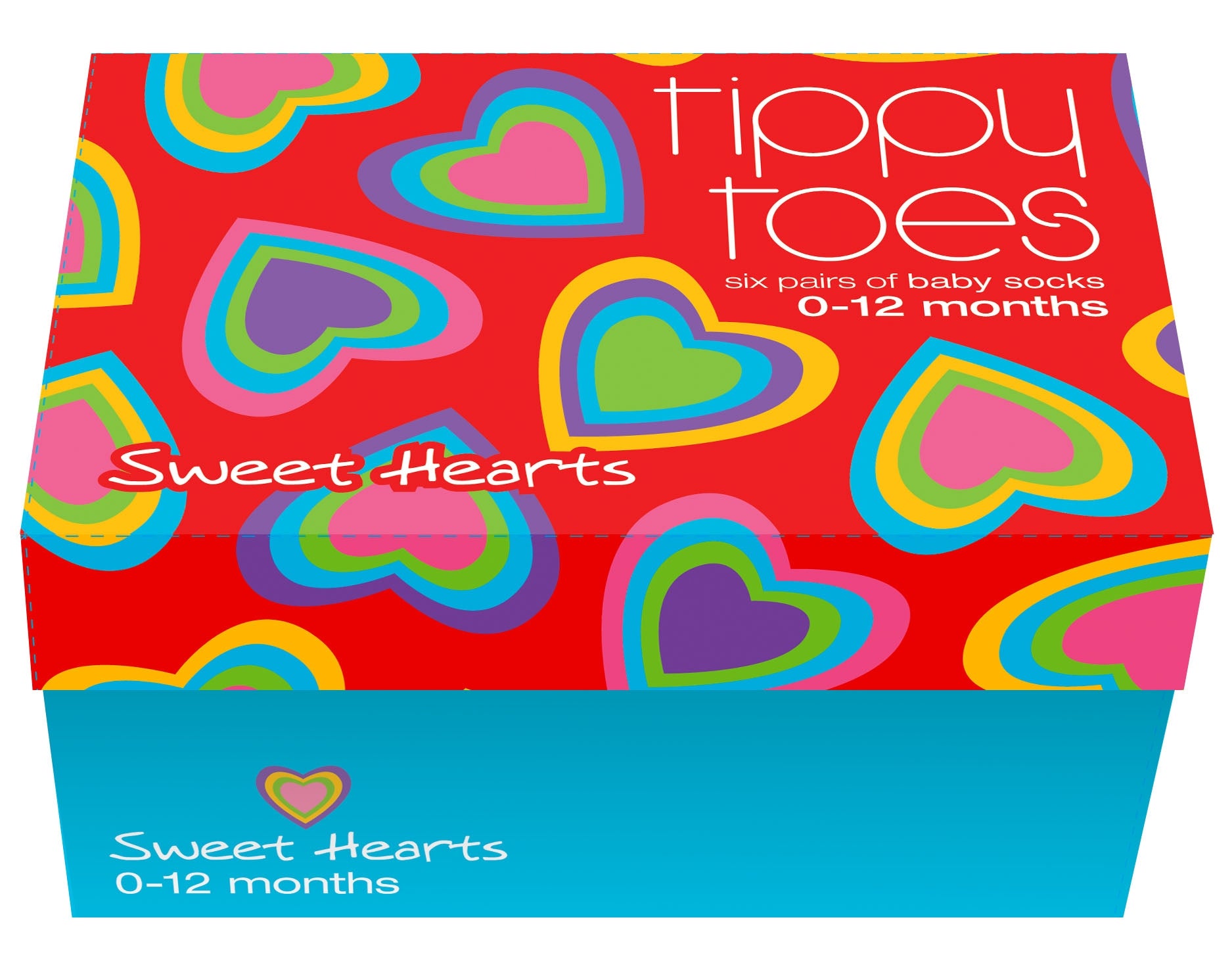 Sweet Heart Socks (0 - 12 months)