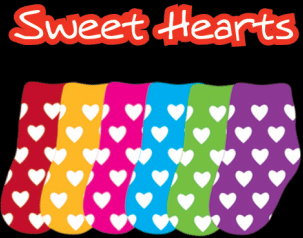 Sweet Heart Socks (0 - 12 months)
