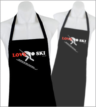 LOVE TO SKI - Spending the Kids Inheritance Apron