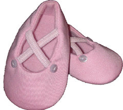 Penelope Lane Pink Ballerina Shoes (6 - 12 months)