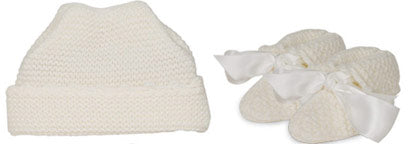 Knit Booties & Beanie Set - Luv A Bub Royal Children's Hospital