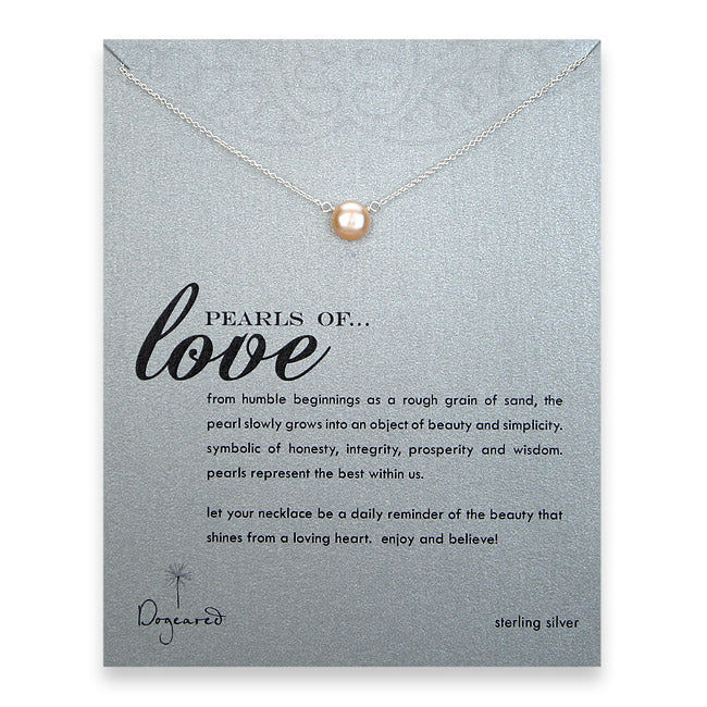 Dogeared Pearls of Love Necklace - Sterling Silver