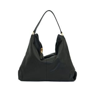 Manzoni Leather Slouchy Bag (Style N359)