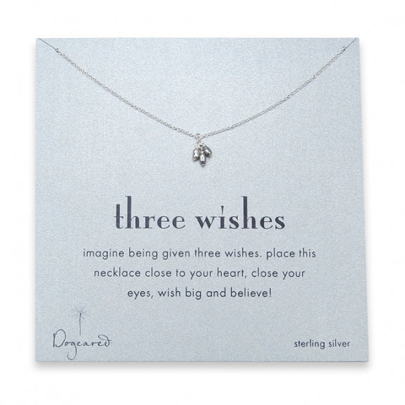 Dogeared Three Wishes Necklace