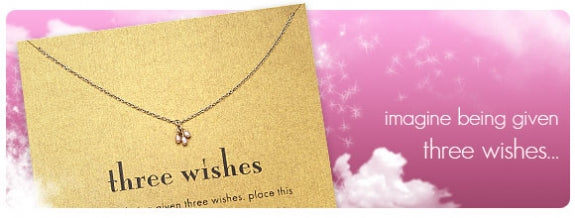 Dogeared Three Wishes Necklace