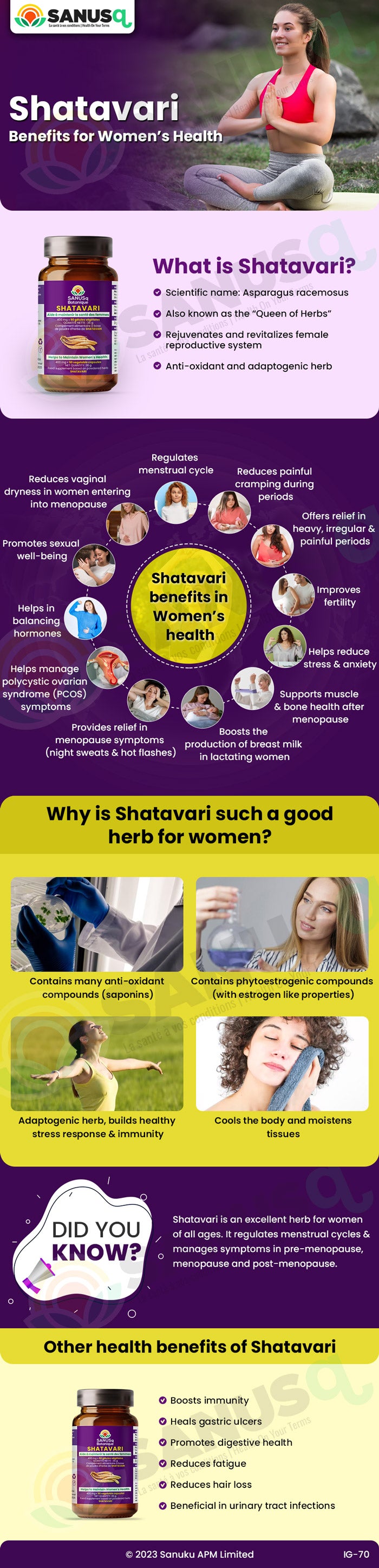 shatavari benefits for women