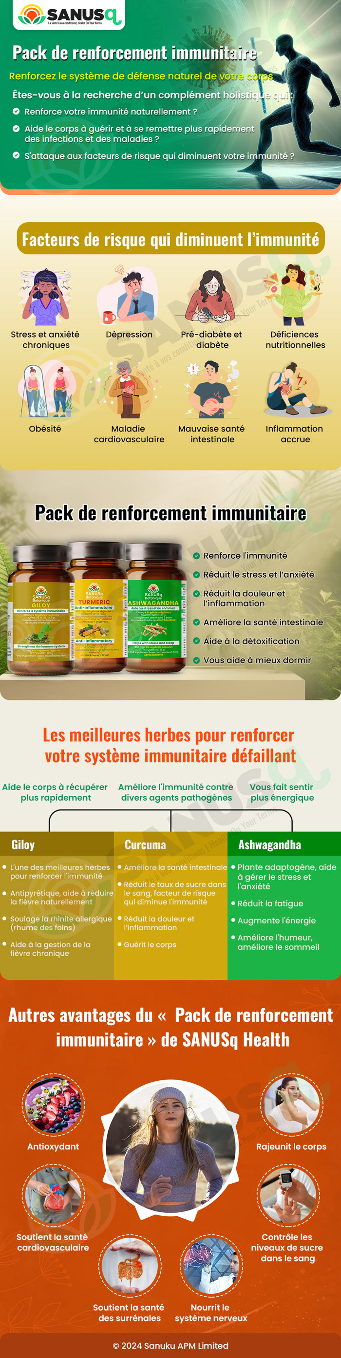 Pack de renforcement immunitaire