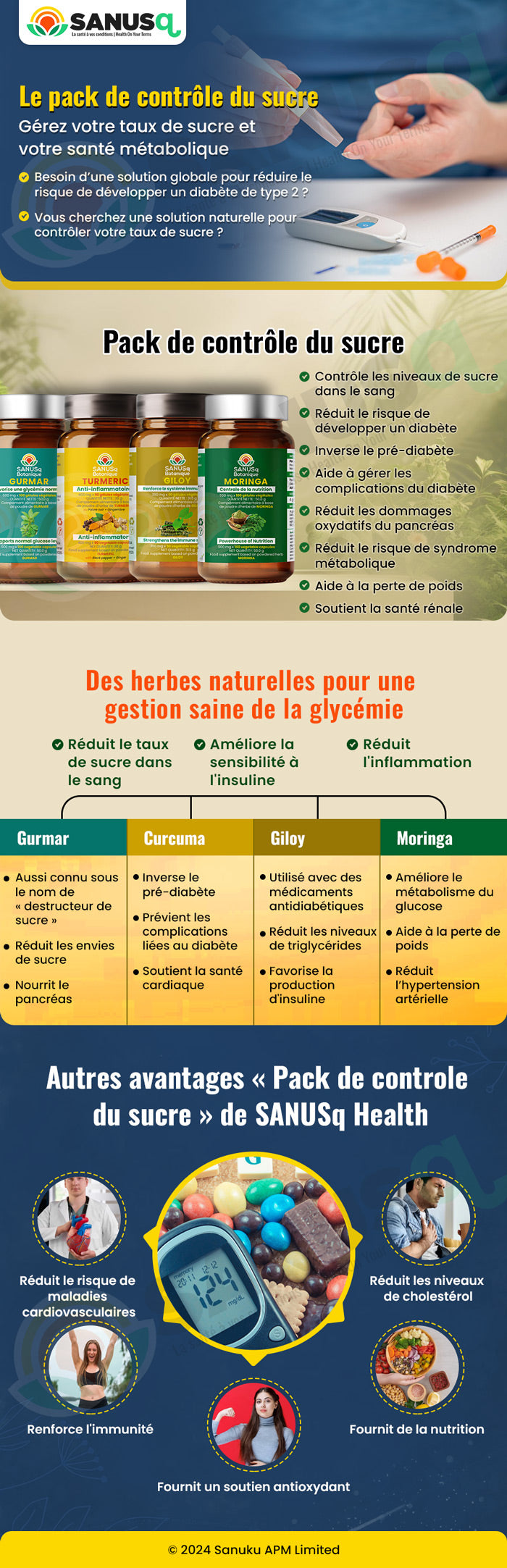 Pack de contrôle du sucre