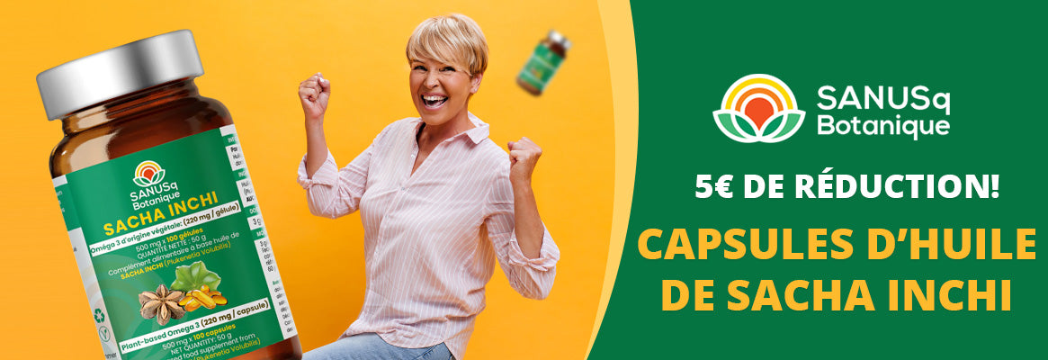 Capsules Sacha Inchi - 5 € de réduction !