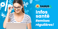 SANUSq: Infos santé - remises régulières