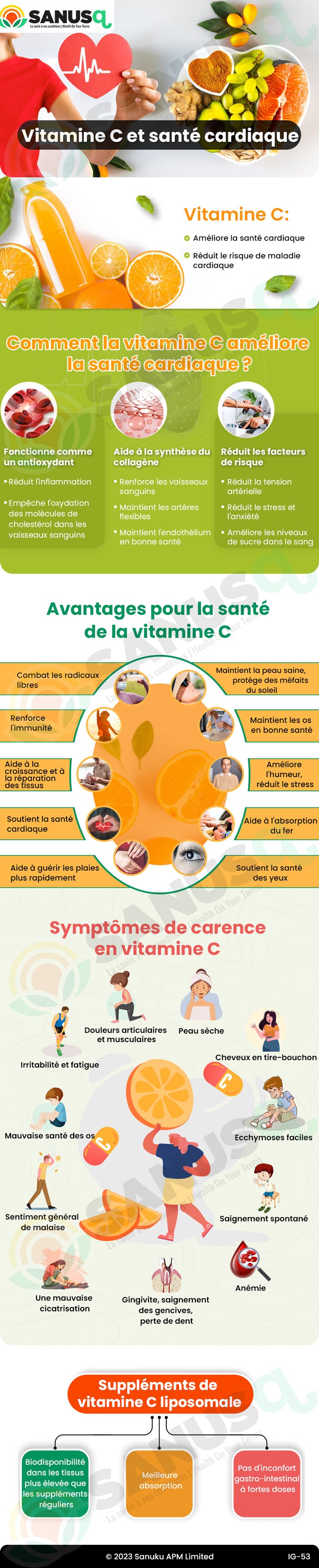 Les bienfaits de la vitamine C pour la santé du cœur