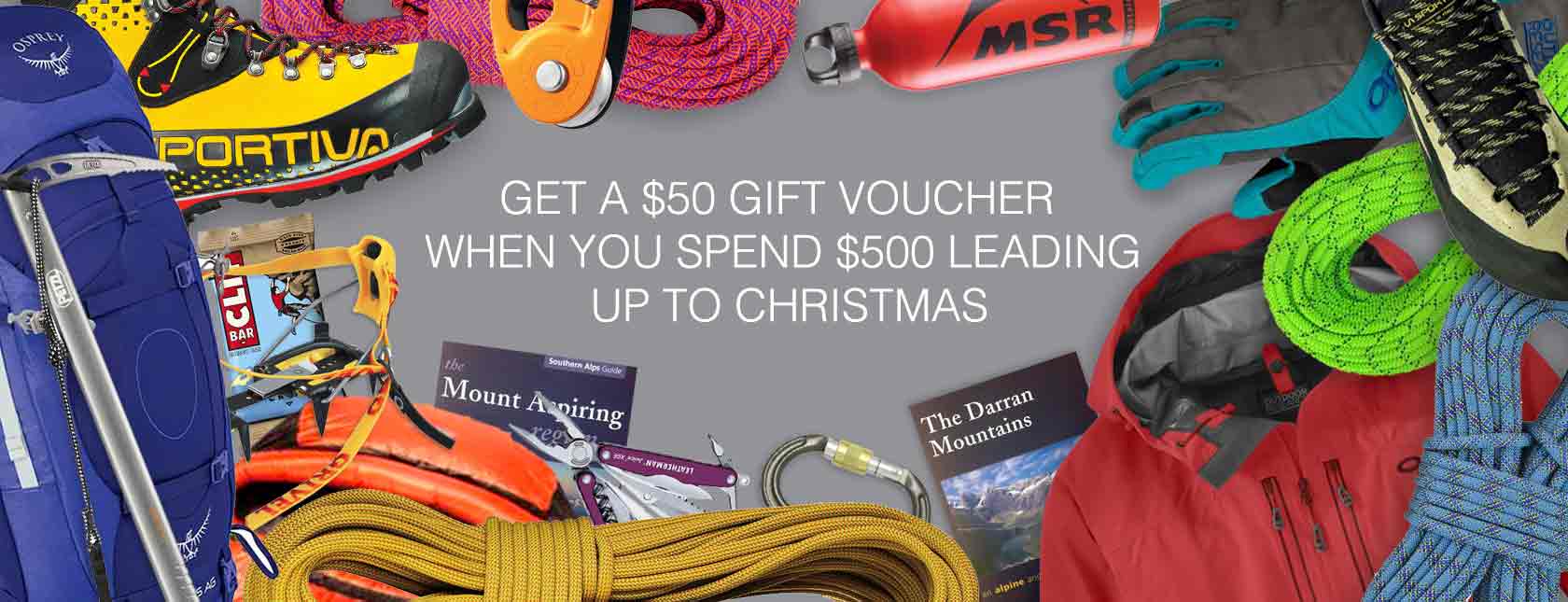 Mountain Equipment Christmas Gift Voucher Giveaway 