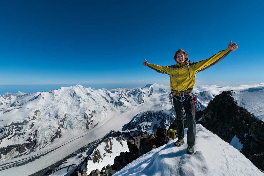 Ben Sanford Climber Photographer - Sumit of Malte Brun