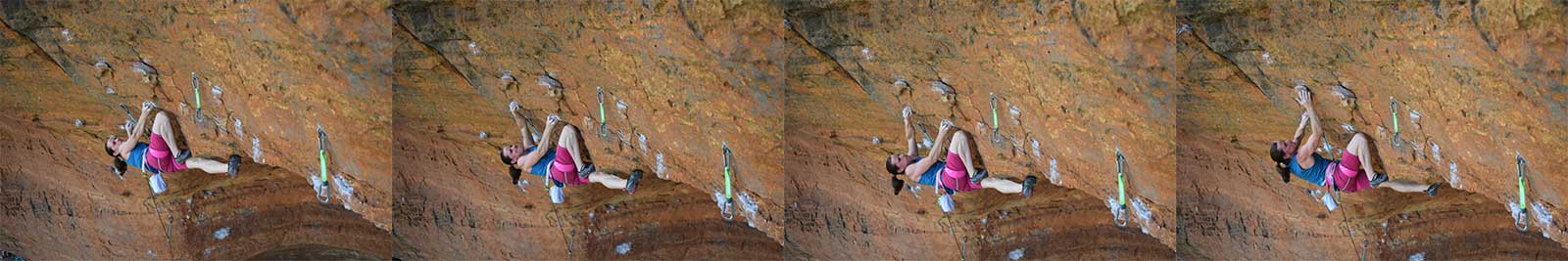 Carlie Lebreton rock climber middle earth. P: Matt Norgrove