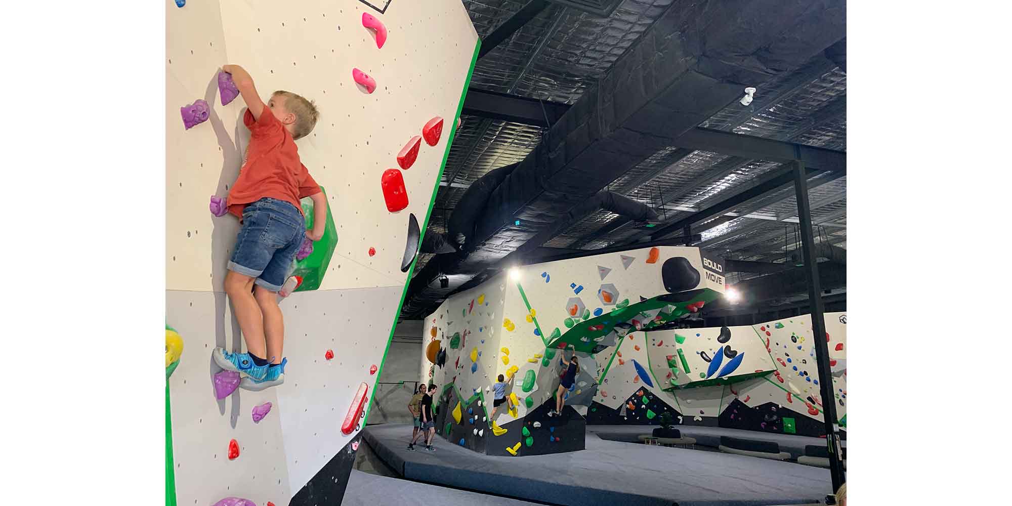 Kids and youth climbing