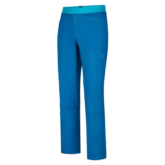 la sportiva mens roots climbing pant electric blue maui