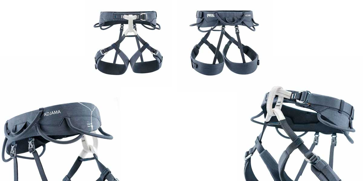 Petzl Adjama rock climbing harness gear review