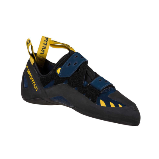  SCARPA Instinct VSR Rock Climbing Shoes for Sport Climbing and  Bouldering - Black/Azure - 3-3.5