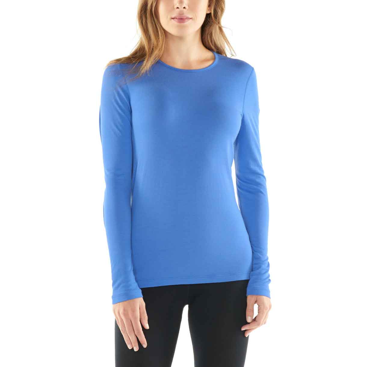 Icebreaker Bodyfit 200 Oasis Stripe Base Layer Top - UPF 30+, Merino Wool,  Long Sleeve (For Women)