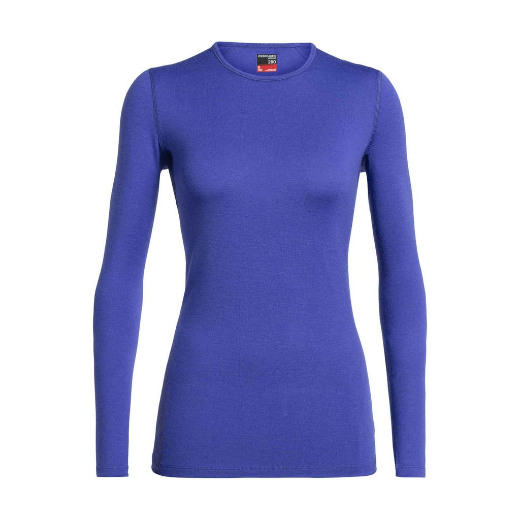 Icebreaker - Womens 260 Tech Long Sleeve Crewe - Merino Baselayer ...