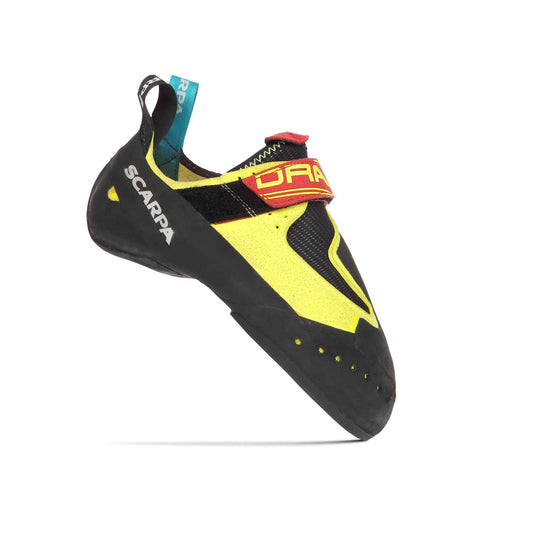  SCARPA Instinct VSR Rock Climbing Shoes for Sport Climbing and  Bouldering - Black/Azure - 3-3.5