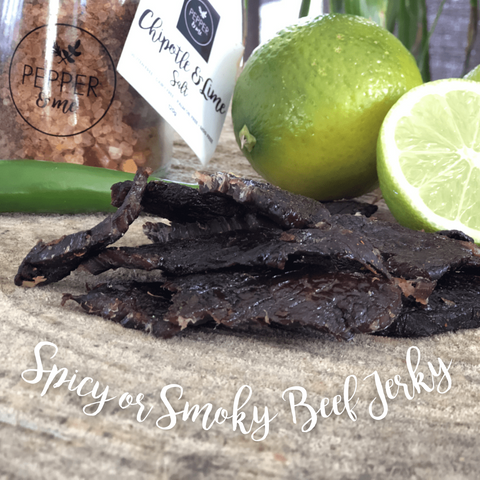 Pepper & Me Club Spicy or Smoky Beef Jerky Recipe