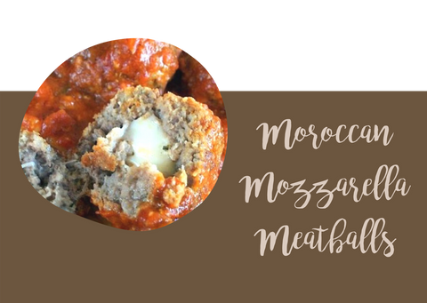 Pepper & Me Club Moroccan Mozzarella Meatballs Recipe