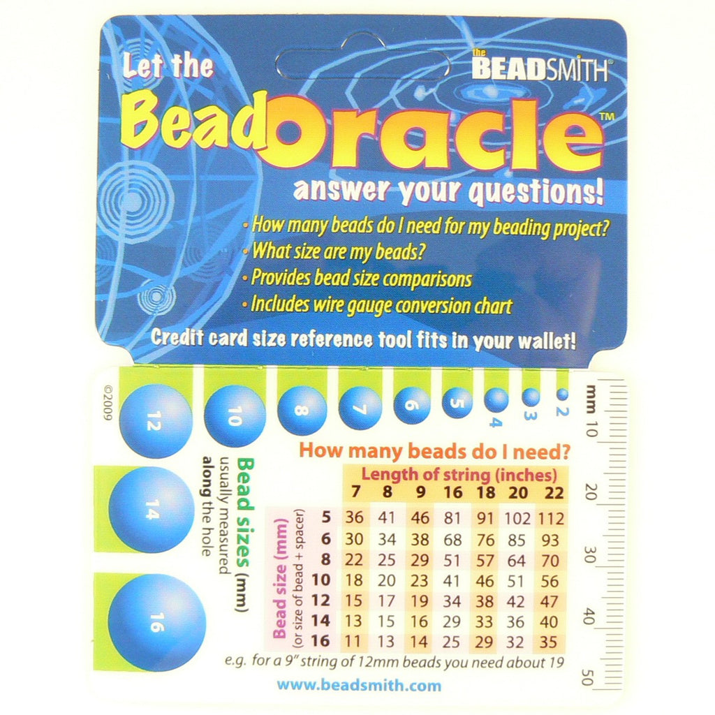 Beading Wire Gauge Chart