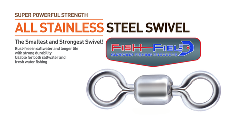 Stainless Steel Crane Swivels | 25 Pack | Epic Fishing Co. 100lb (#12)