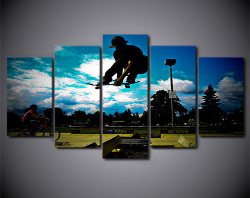 Skateboarding Wall Art Multi Panel Skate Board Wall Decor Mighty Paintings