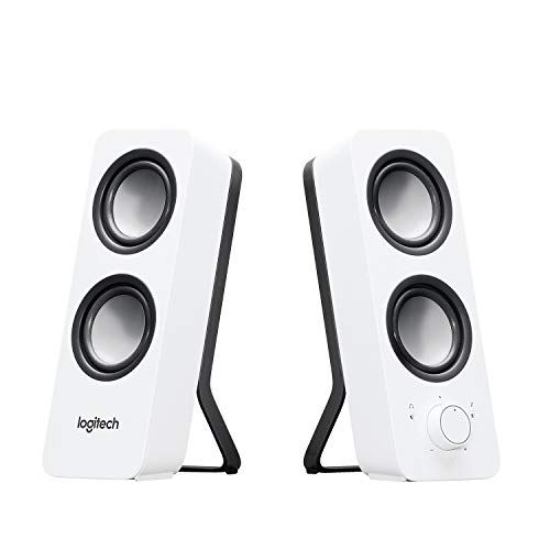 logitech z200 multimedia speakers snow white