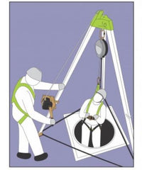 tripod stand for confined space entry