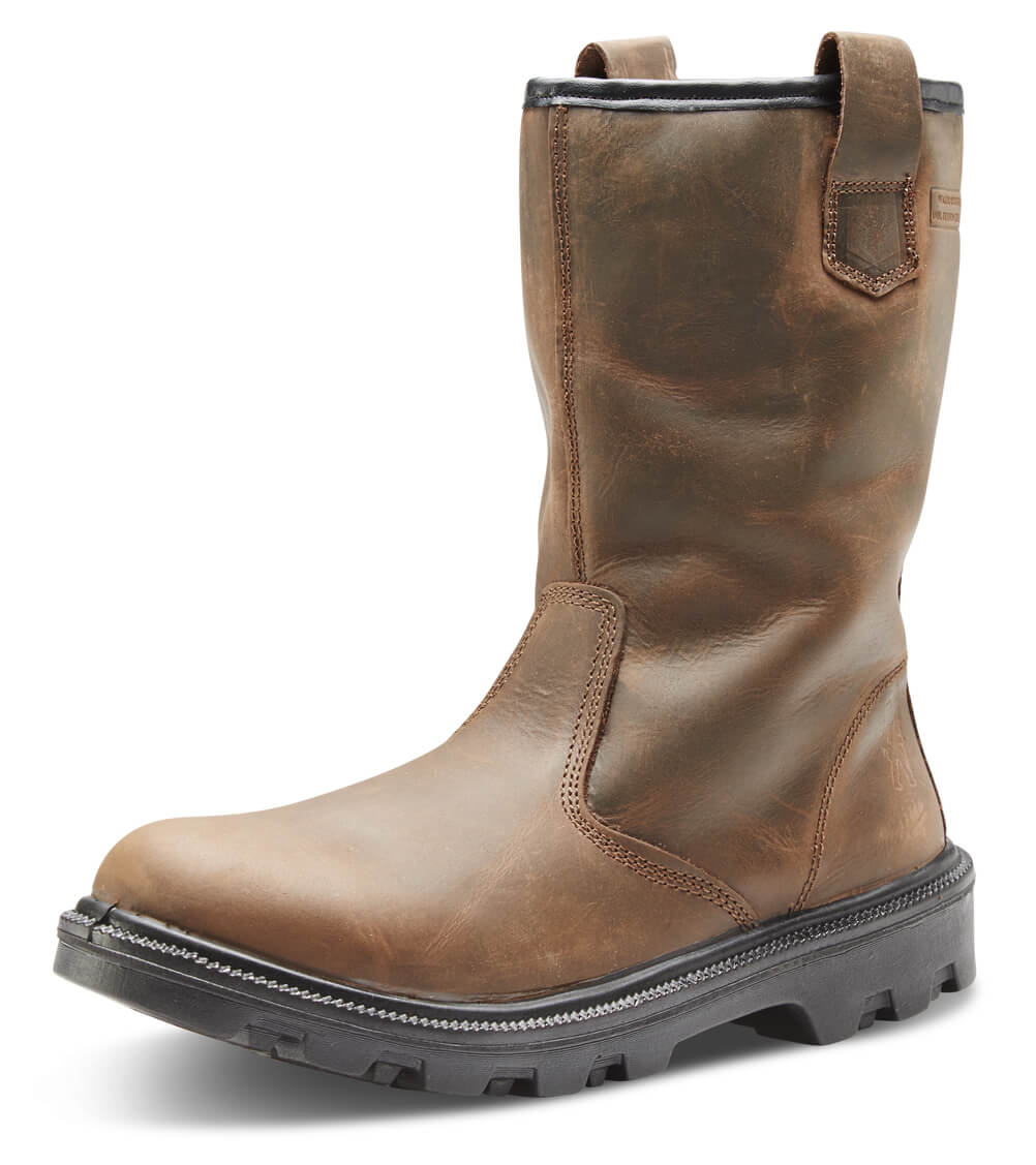 steel toe rigger boots