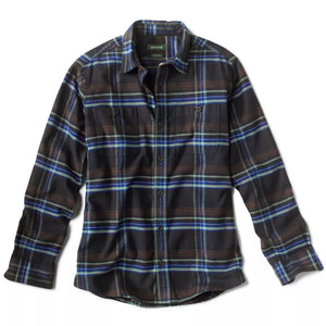 Perfect Flannel Shirt- Black/Lichen - Lone Star Dry Goods