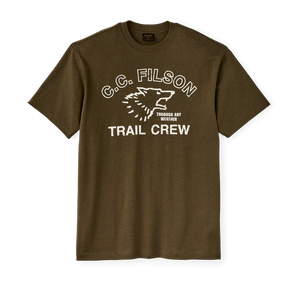 Frontier Graphic T-Shirt- Military Olive/Trail - Lone Star Dry Goods