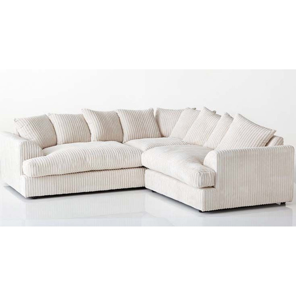 Cheap Sofa UK Blake Cream Fabric Corner Sofa Suite Sale On