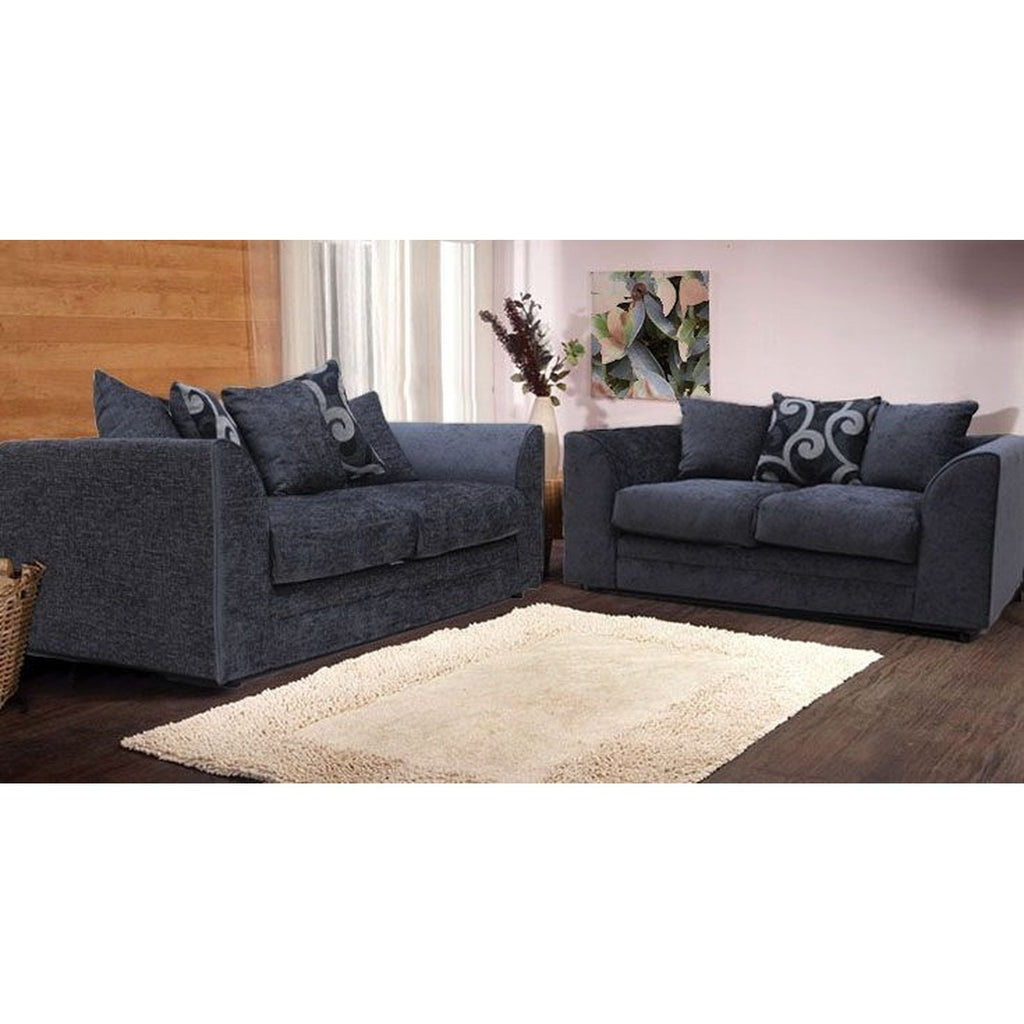 Cheap Sofa UK Jackson Chenille Grey Fabric Sofa Collection