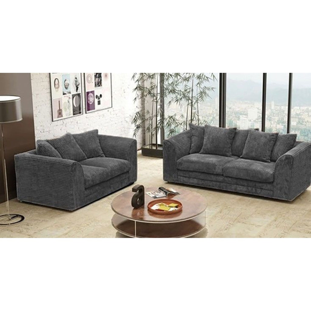 Cheap Sofa UK Jackson Fabric Sofa Set Charcoal Sale On Cheap