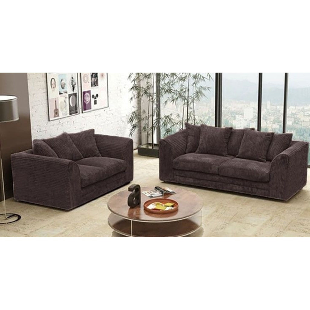 Cheap Sofa UK Jackson Fabric Sofa Set Chocolate Sale On