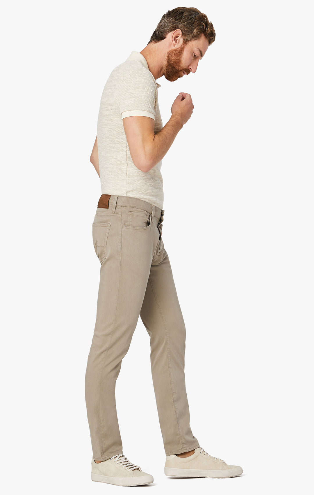 Cool Men's Slim Leg Pants in Navy Twill | 34 Heritage Canada