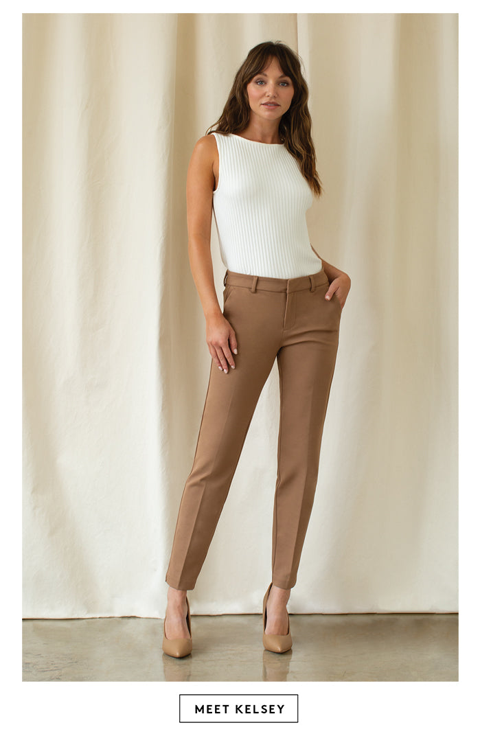 MEET KELSEY! The most comfortable trouser that will go anywhere your day takes you!