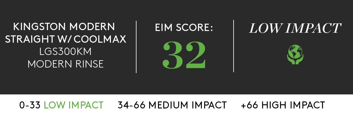 ECO KINGSTON MODERN STRAIGHT WITH LOW IMPACT EIM SCORE OF 32