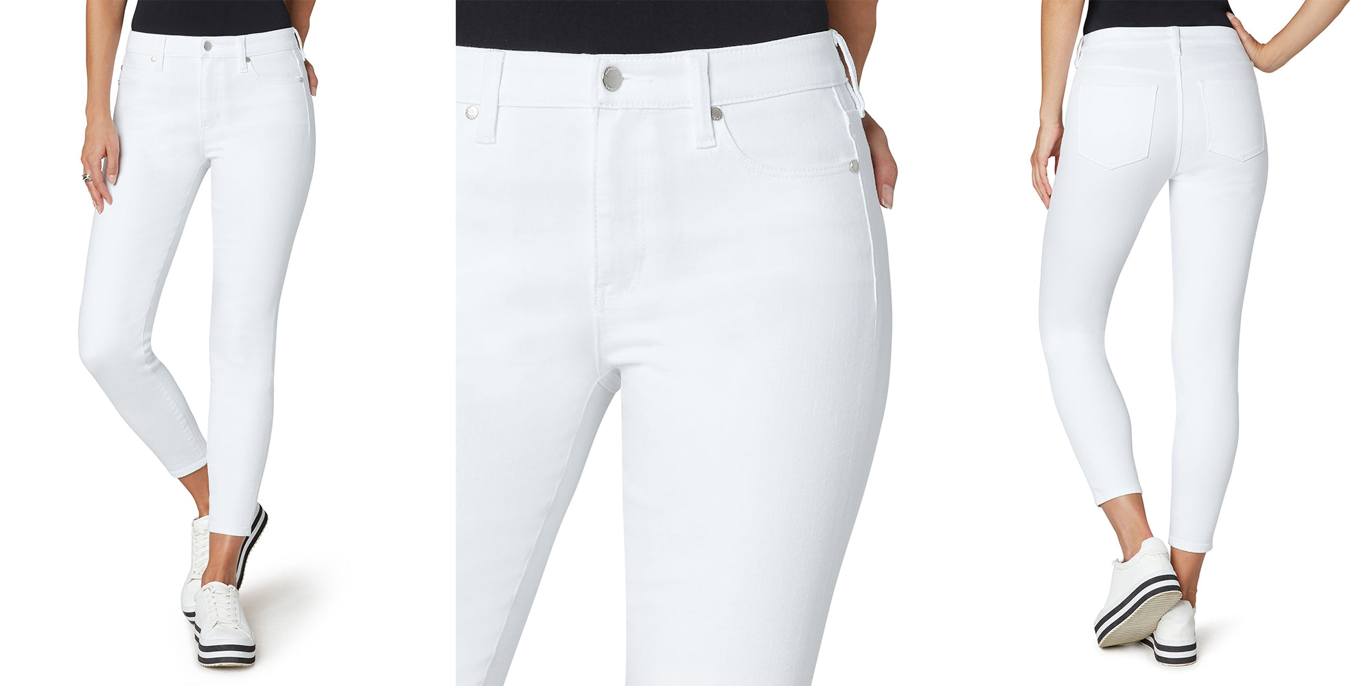 ECO ABBY HI-RISE SKINNY IN WHITE