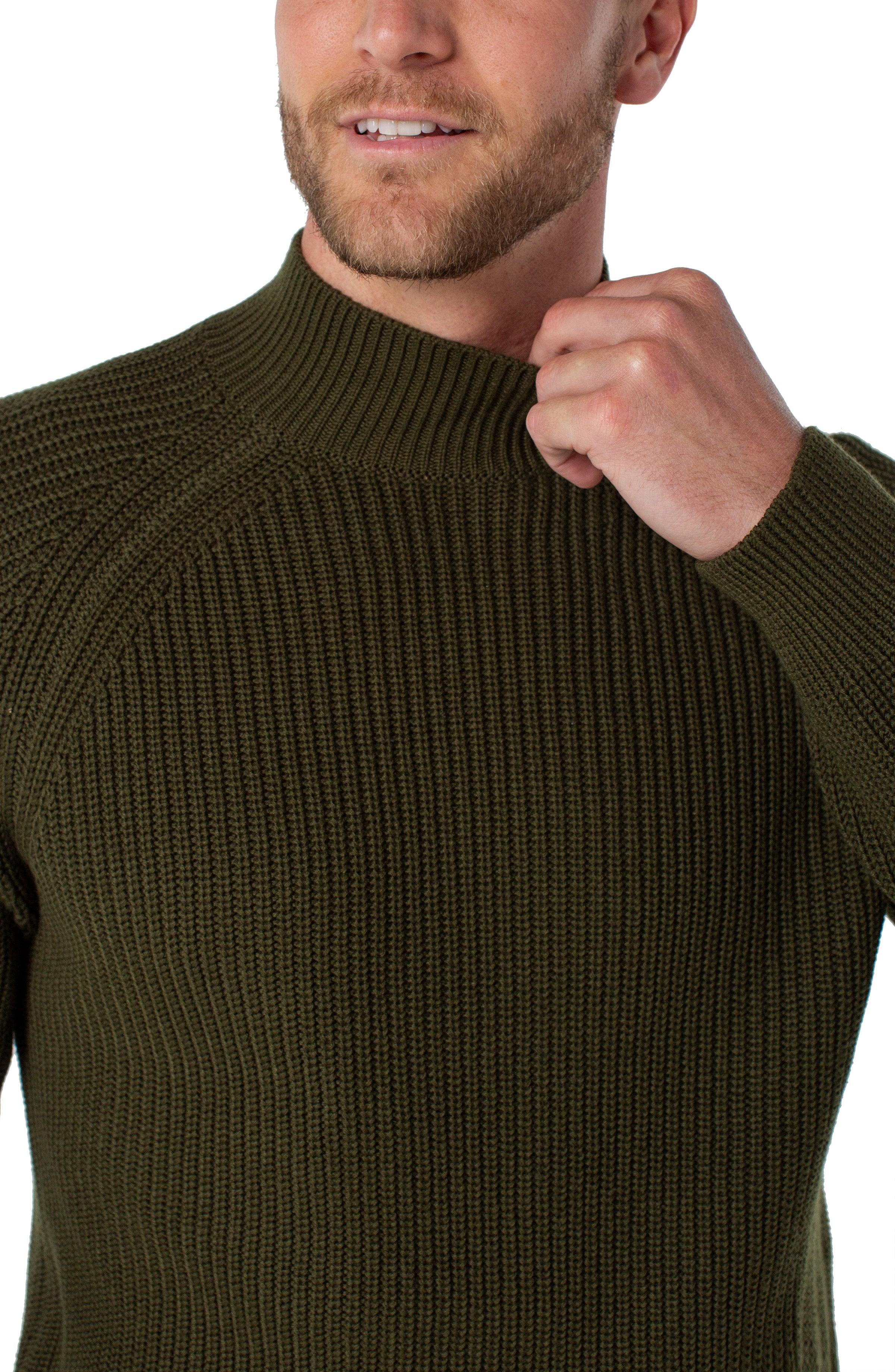 MOCK NECK SWEATER